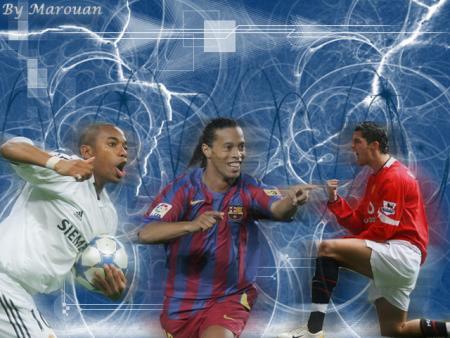 Robinho/Ronaldinho/C.Ronaldo